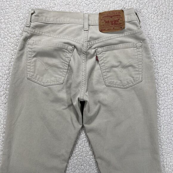 VTG Levi’s 517 Bootcut Corduroy Pants Women’s 3M (26x30) USA 90s Western Boho - Picture 4 of 13